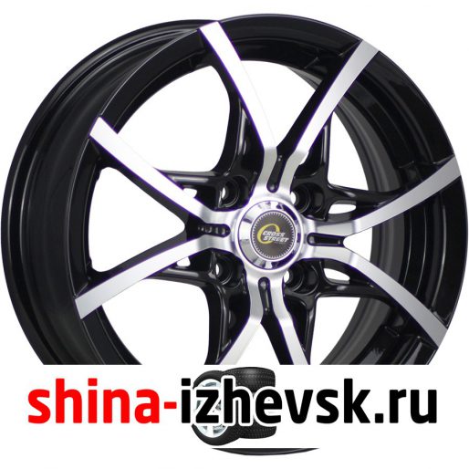 Колесный диск CrossStreet Y5314 6.5xR16 5×114.3 ET45 DIA60.1 черный полностью полированный в Ижевске
